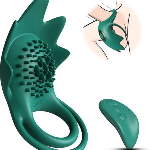 Green Vibrating Cock Ring